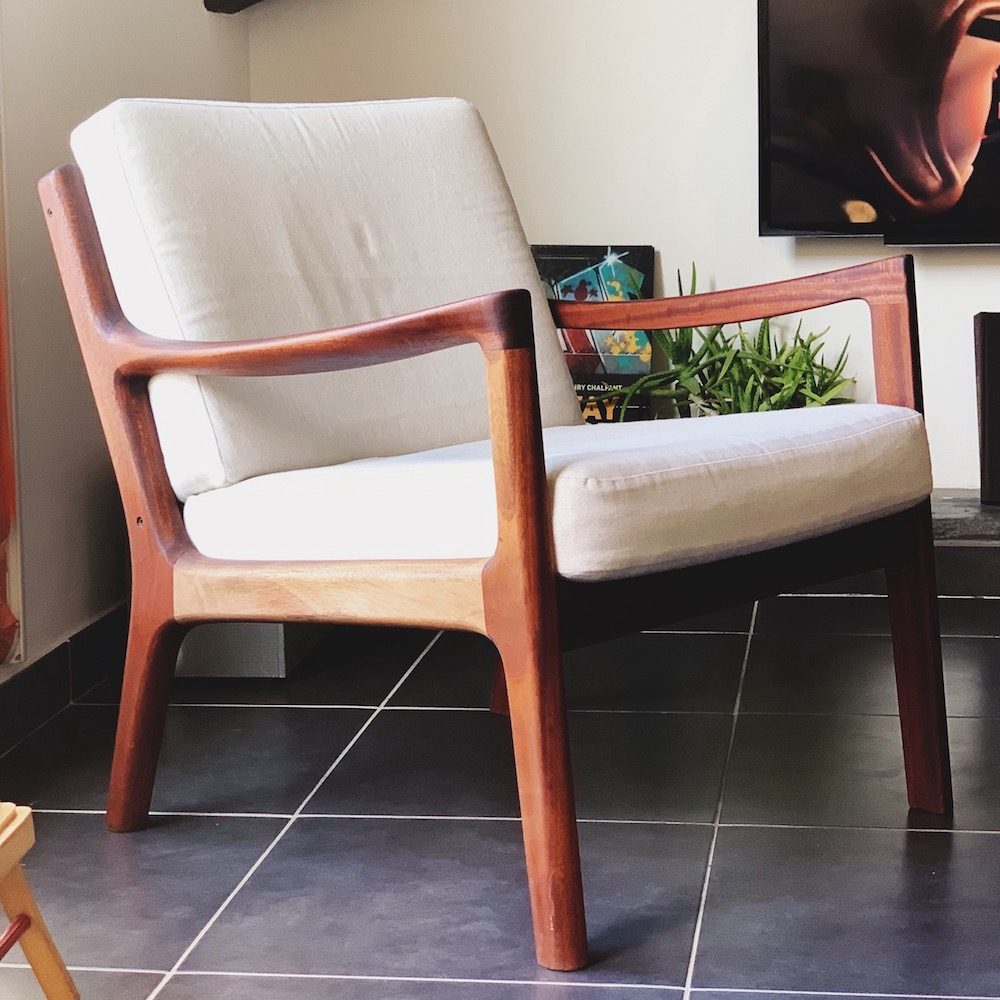Restauration fauteuil Ole Wanscher