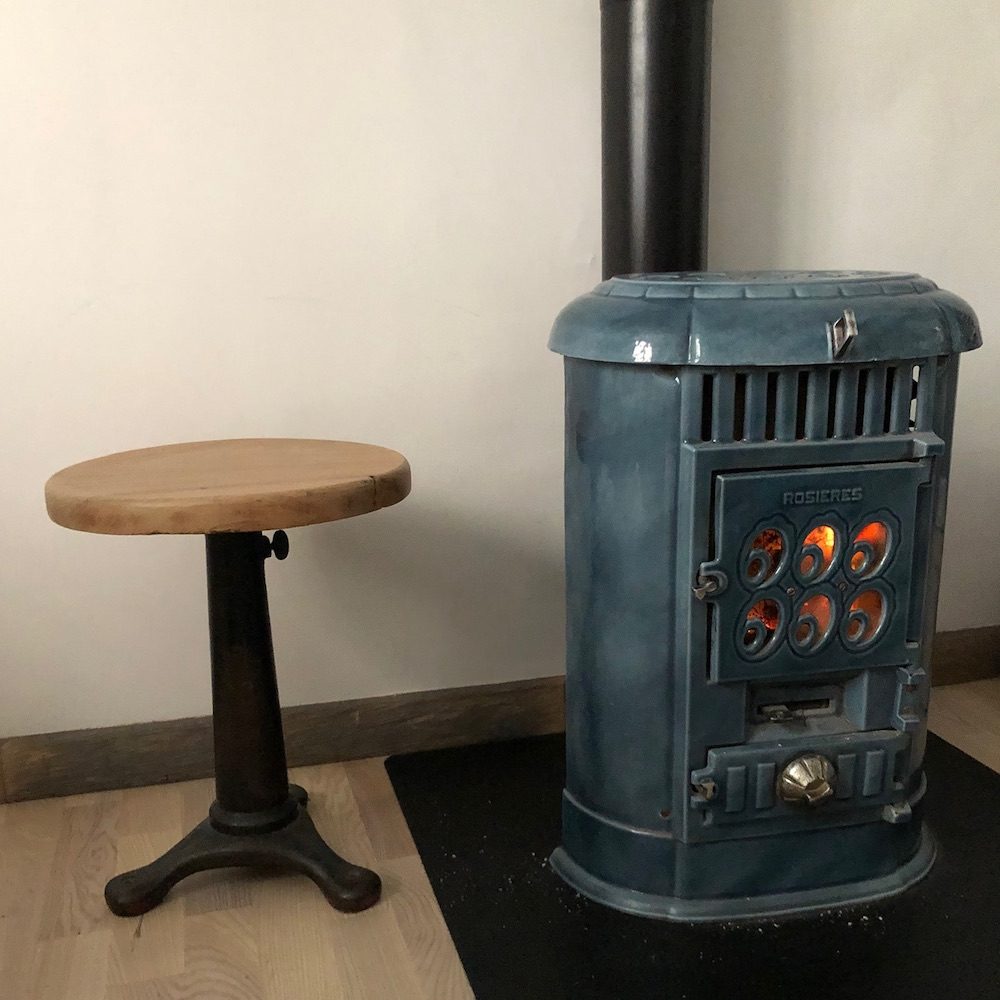 Restauration tabouret industriel